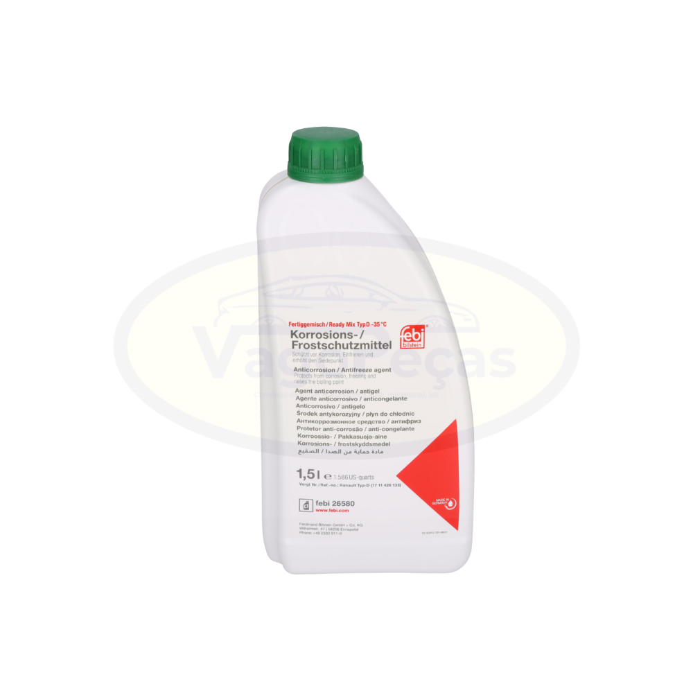 Anticongelante Verde G11 Concentrado 1,5L