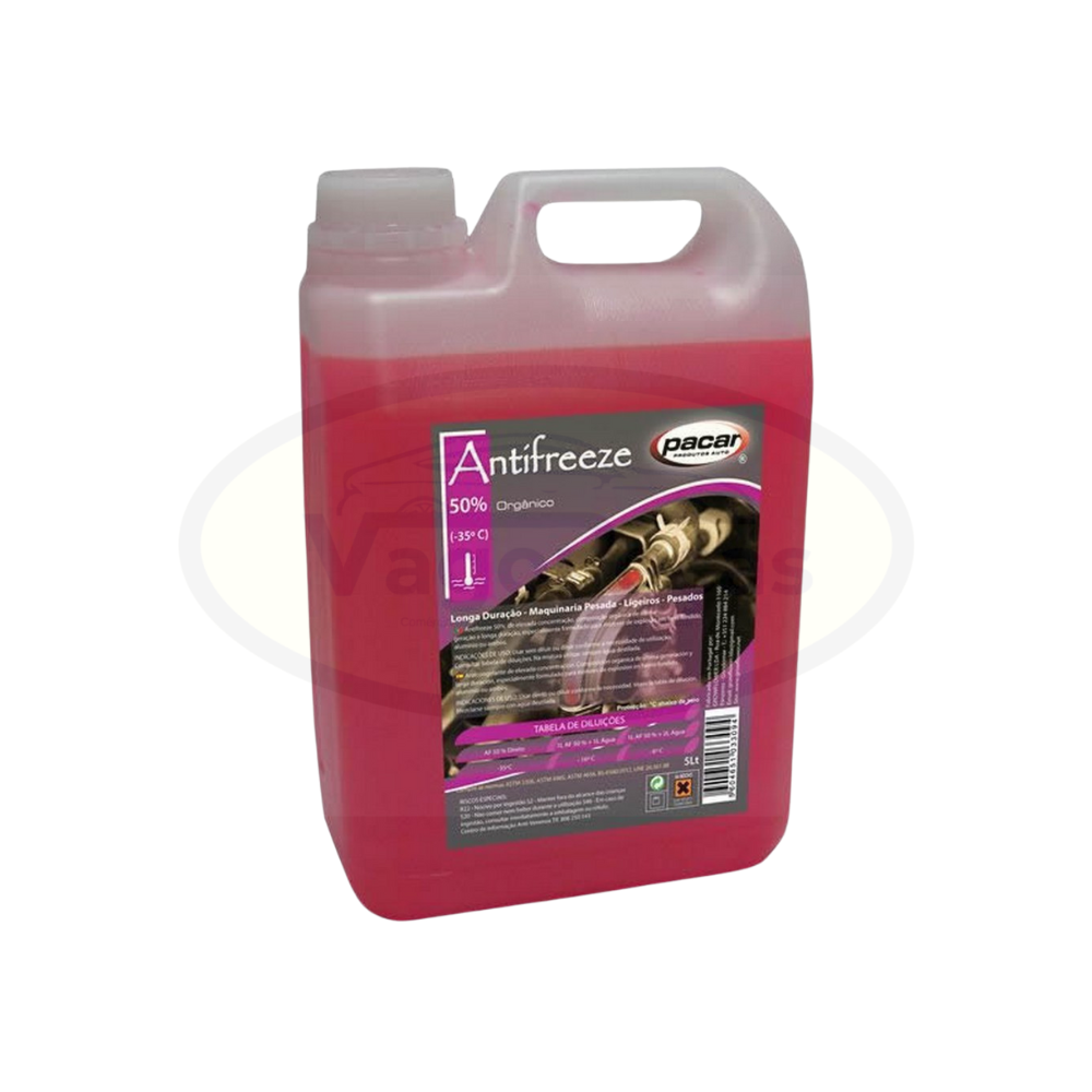 Liquido Anticongelante Rosa 50% 5L